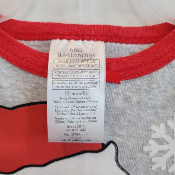 NWOT Little Beginnings Penguin Outfit Set  Infant Size 12 Months - Picture 3 of 9